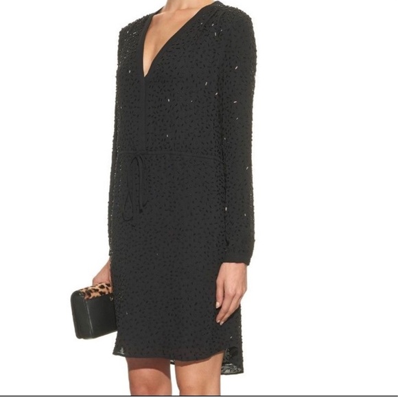 Diane von Furstenberg "Shirley" beaded Dress NWT Sz 14 - Picture 2 of 6